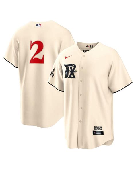 texas rangers nike 2023 city connect replica jersey - cream|texas rangers city connect.